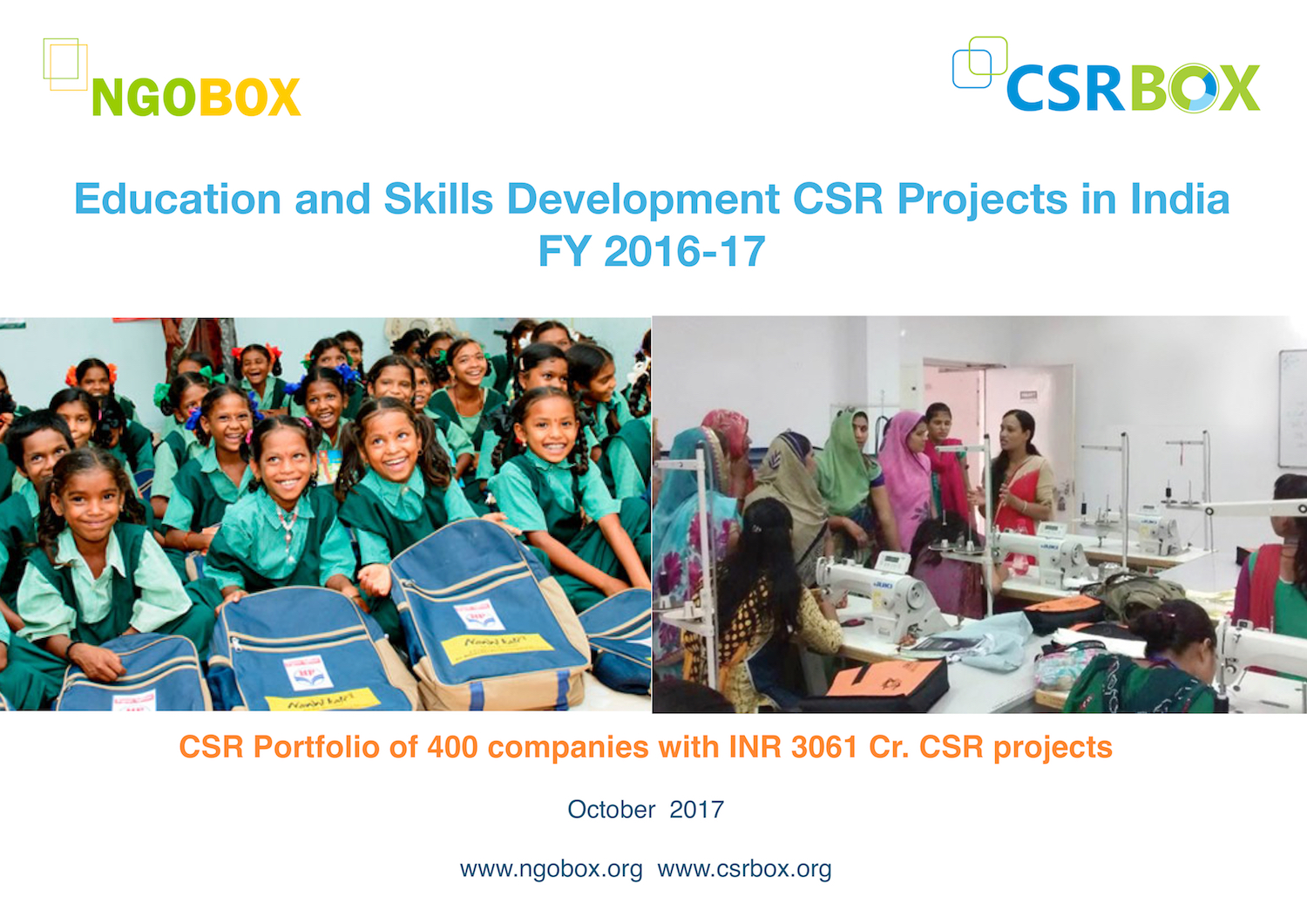 Education and Skills Development CSR Projects in India (FY 2016-17)